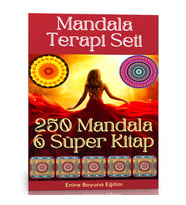 Mandala Terapi Seti (6 Kitap – 250 Mandala)