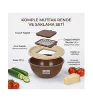 Rika Garden Çok Fonksiyonlu Hazneli Rende 5 Lt