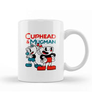 Cuphead & Mugman Kupa Bardak Porselen