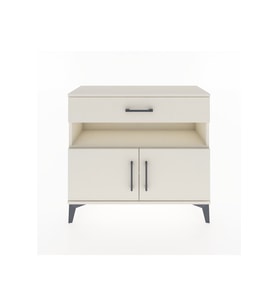 Arges Şifonyer 2 Raflı Tek Çekmeceli 2 Kapaklı 88x30x80 Aytaşı-Aytaşı