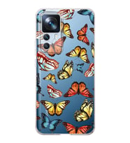 PrintiFy Xiaomi Mi 12T ile Uyumlu Water Color 2  Kamera Korumalı Şeffaf  Kılıf