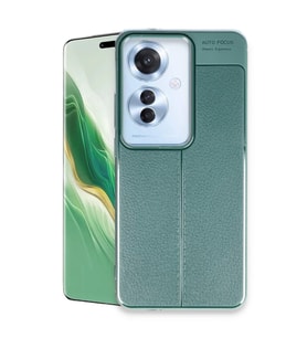 Oppo Reno 11F Kılıf Auto Focus Kapak - Koyu Yeşil