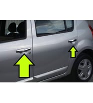 SANDERO KAPI KOLU KROM 2008 2009 2010 2011 2012