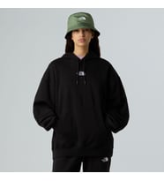 The North Face W ESSENTIAL OVERSIZE HOODIE Kadın Sweatshirt NF0A89ENJK31 (Siyah)