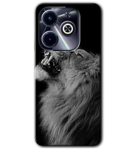 İnfinix Hot 40i Kılıf HD Desen Baskılı Kılıf - Lion