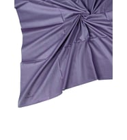 Valino Organik Pamuk Düz Renk Eşarp 100x100 cm - Doğal ve Nefes Alabilen Kumaş (Mor)