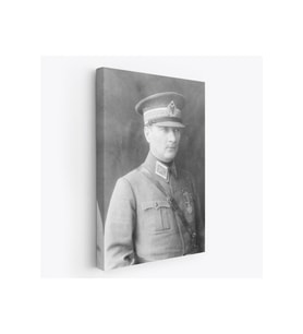 Atatürk Portre Tablosu Mustafa Kemal Atatürk Dekoratif Kanvas Tablo-CV-75