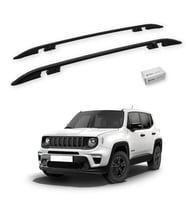 Turtle Jeep Renegade (Bu) 2015-2025 Tavan Çıtası Crown Siyah
