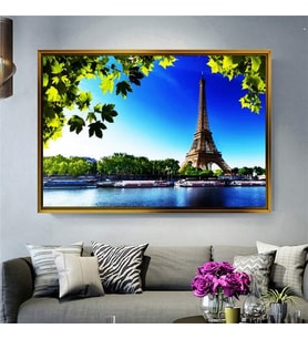 Altın Çerçeveli dekoratif tablo a731 (Gold)
