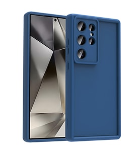 Samsung Galaxy S25 Ultra Kılıf Kamera Korumalı Kalın Kenarlı Viera Silikon Case (Koyu Yeşil)