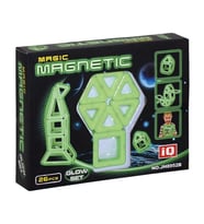 Magic Magnetic 26 Parça Karanlıkta Parlayan Mıknatıslı Şekiller JH8952B