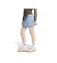 Adidas MID RISE DENIM SKIRT Kadın Günlük Etek KQ6487 Mavi