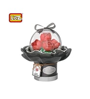 Mey İthalat® LZ-1300 LEDLİ KIRMIZI GÜL BUKETİ 305 PARÇA BLOCK OYUNCAK