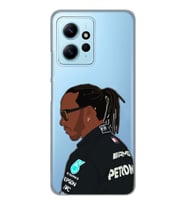 Redmi Note 12 4G Uyumlu Lewis Hamilton Desenli Şeffaf Telefon Kılıfı
