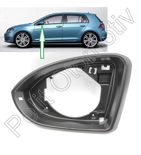 Golf 7 (2013-2020) Sol Ayna Çerçevesi 5G0857601A
