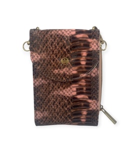 Ollbag OL-1093Y Kadın Zincir Askılı Mini Çanta Cüzdan (A.Pembe)