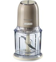 Ariete Vintage Doğrayıcı Bej 0438/03-2 Hız Kademeli, 2 Buton Ve 4 Paslanmaz Çelik Bıçak, Sebze Doğra