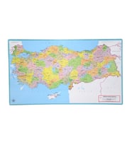 Nessiworld LCSH001 Laço Siyasi Harita Çerçeveli Puzzle