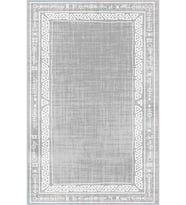 Eliana Home Baskılı, Yıkanabilir Kaymaz Taban Salon Halısı LNA0008-SD563 100x150 cm (Gri)