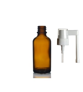 50ml kahverengi ağız spreyi başlıklı cam şişe,12 adet, ağız spreyi şiesi, cam şişe, medikal şişe