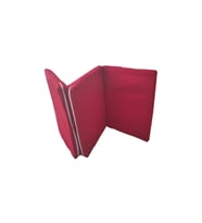 Tek Kişilik Katlanır Yer Yatağı Sünger Yatak Kırmızı 80x180 Cm-6 Cm