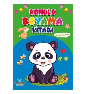 Konulu Boyama Kitabı - Yeşil Kitap