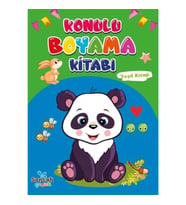 Konulu Boyama Kitabı - Yeşil Kitap