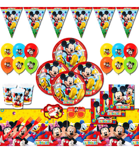 mickeymouse doğum günü parti seti 8 kişilik