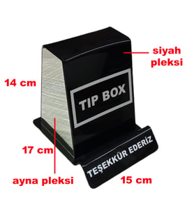 AYNALI TİP BOX BAHŞİŞ KUTUSU