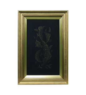 e38 EL İŞÇİLİĞİ TEZHİP TABLO 47*32 cm - 5592