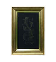 e38 EL İŞÇİLİĞİ TEZHİP TABLO 47*32 cm - 5592