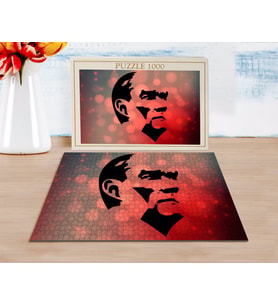 BK Home Atatürk Silüet Tasarımlı 1000 Parça Profesyonel Puzzle-5