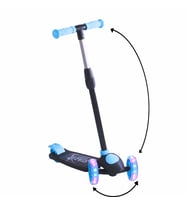 Chubby Baby Işıklı Çocuk Scooter Ayarlanabilir Direksiyonlu Arka Frenli