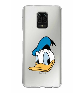 Xiaomi Redmi Note 9 Pro Uyumlu Kapak Donald Duck Tasarımlı Şeffaf Silikon Kılıf
