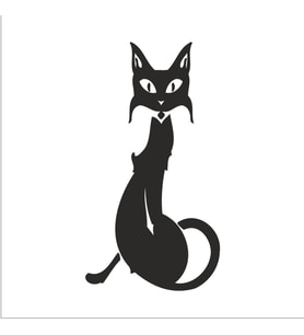 KEDİ FOLYO STİCKER 70cm Uzunluk (Karışık)