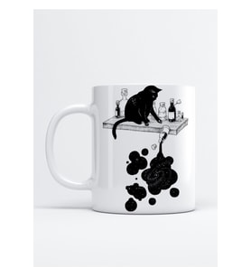 Kedi Aesthetic Baskılı Kupa Bardak