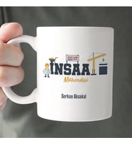 İnşaat Mühendislerine Özel Kupa Bardak