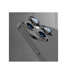 Apple iPhone 13 Uyumlu Zore CL-07 Kamera Lens Koruyucu (Siyah)