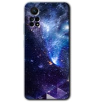Redmi Note 12 Pro 4G Kılıf HD Desen Baskılı Kılıf - Galaksi