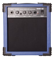Angel ANG-10-BLUE Mavi Elektro Gitar Amfisi (10 Watt)  Ev Çalışmaları İçin Kompakt Drive Kanalı