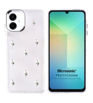 Microsonic Samsung Galaxy A06 Kılıf PrettyCharm Tulip (Yeşil)