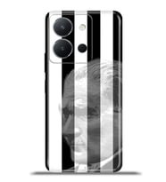 Vivo Y36 Kapak HD Renkli Dizayn Silikon Kılıf - SiyahBeyazAtatürk