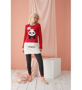 Polkan 5180 Interlok Polarlı Kadın Pijama Takımı