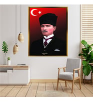 ÇERÇEVELİ ATATÜRK TABLO S329