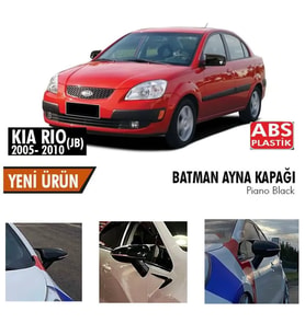 Kia Rio Yarasa Ayna Kapağı Batman Parlak Siyah Piano Black