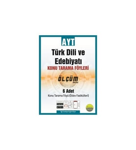 Pano Yayınları Ayt Edebiyat Konu Tarama Föyleri