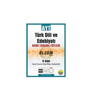 Pano Yayınları Ayt Edebiyat Konu Tarama Föyleri