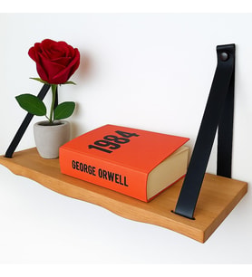 Lexroo Duvar Rafı, Dekoratif Duvar Rafı, Masif Kayın Modern Duvar Rafı - 69 cm
