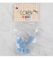 Crafts 8 Li Şeffaf Çilek Düğme - 264