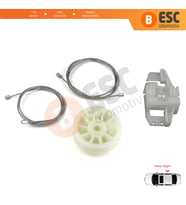 Renault Scenic MK2 JM0/1 2003-2009 8200118857 İçin Elektrikli Arka Sağ Kapı Cam Kriko Tamir Seti